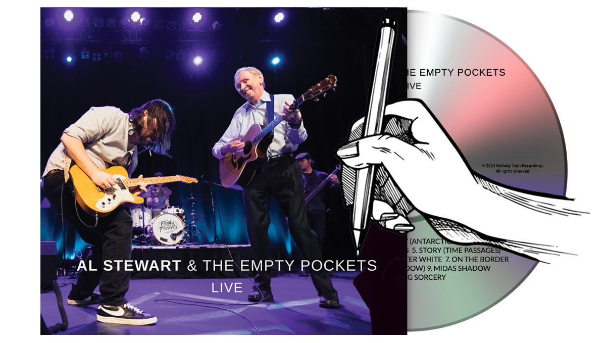 Autographed Al Stewart & the Empty Pockets Live Double CD