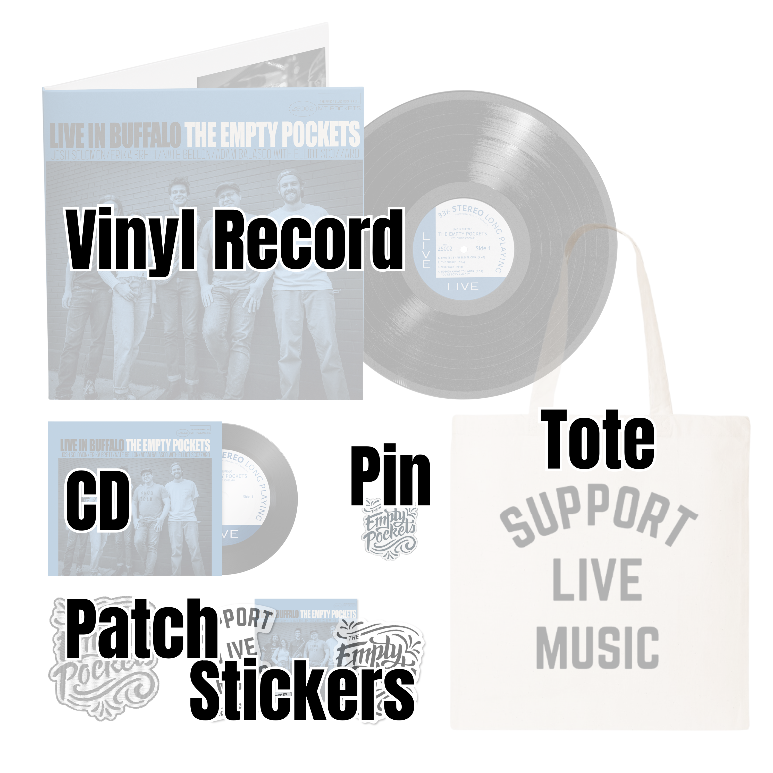 Live In Buffalo Support Live Music Bundle