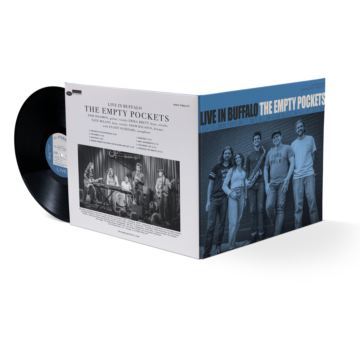 Autographed Live In Buffalo Vinyl