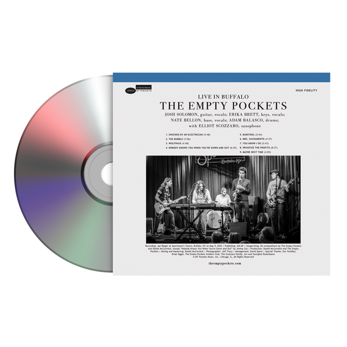 Autographed Live In Buffalo CD