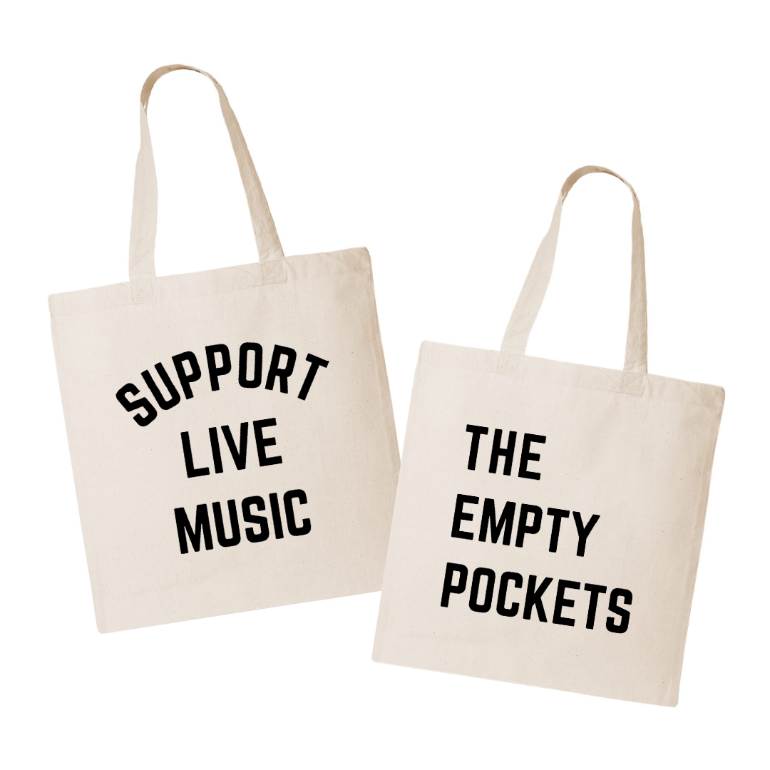 Support Live Music Tote Bag