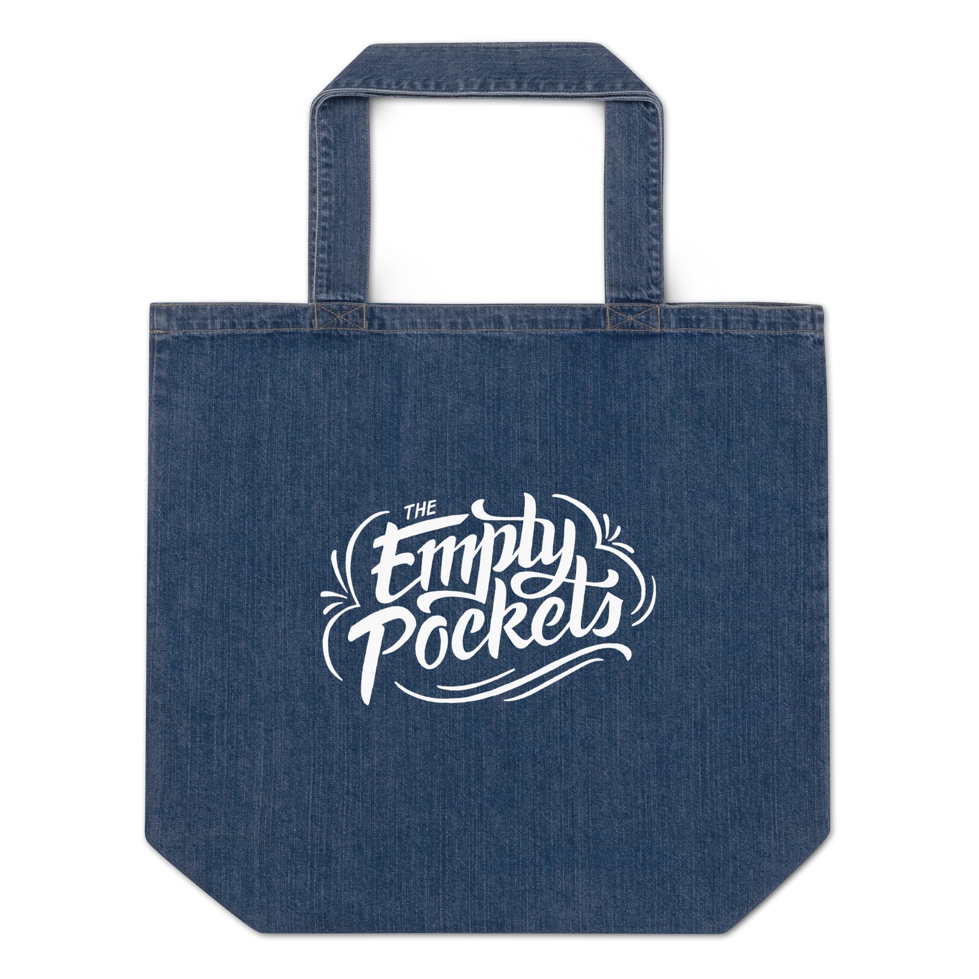 Empty Pockets Logo Organic Denim Tote