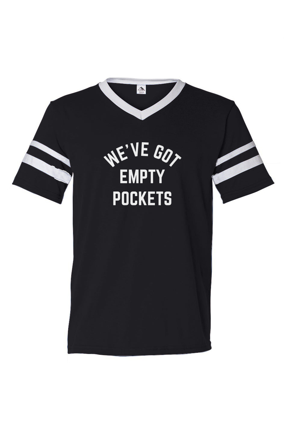 "Empty Pockets" Retro V-Neck