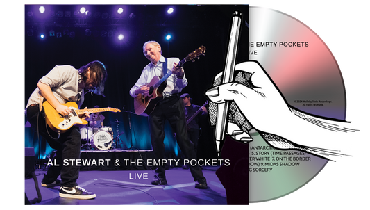 Autographed Al Stewart & the Empty Pockets Live Double CD