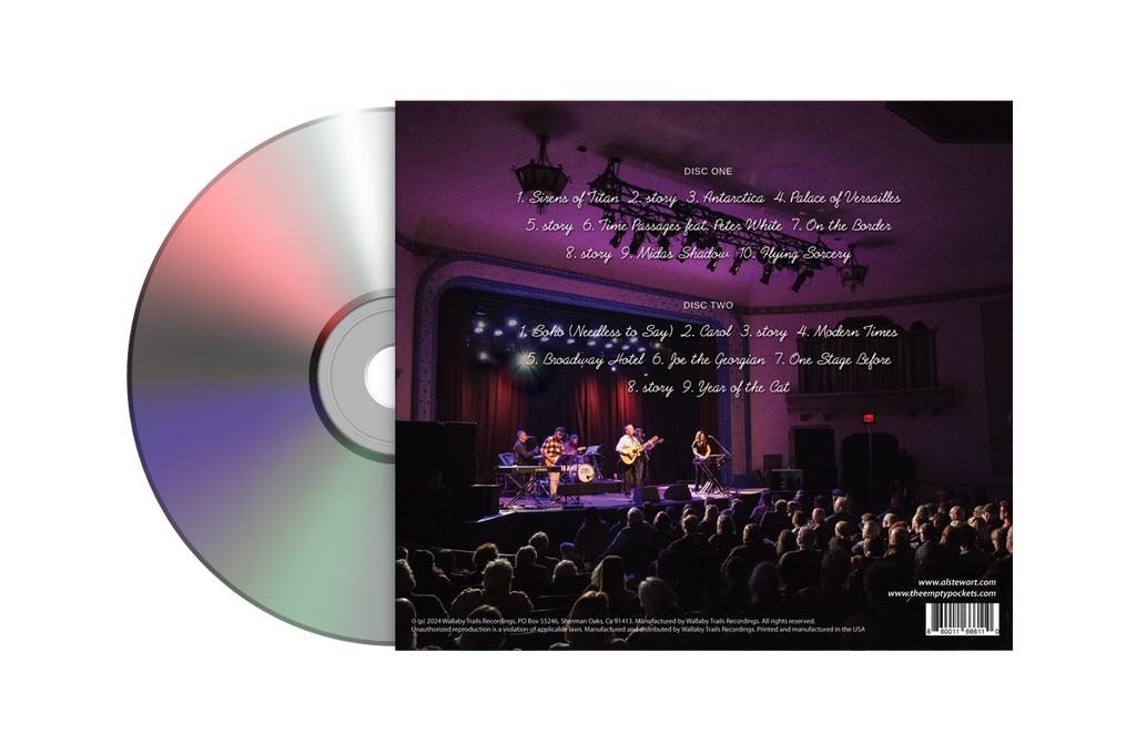 Al Stewart The Empty Pockets Live Double CD The Empty Pockets Al stewart the empty pockets live double cd the empty pockets