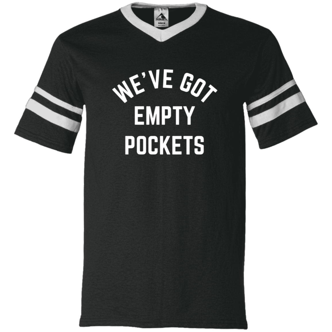 "Empty Pockets" Retro V-Neck
