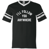 "I'll Follow You" Retro V-Neck