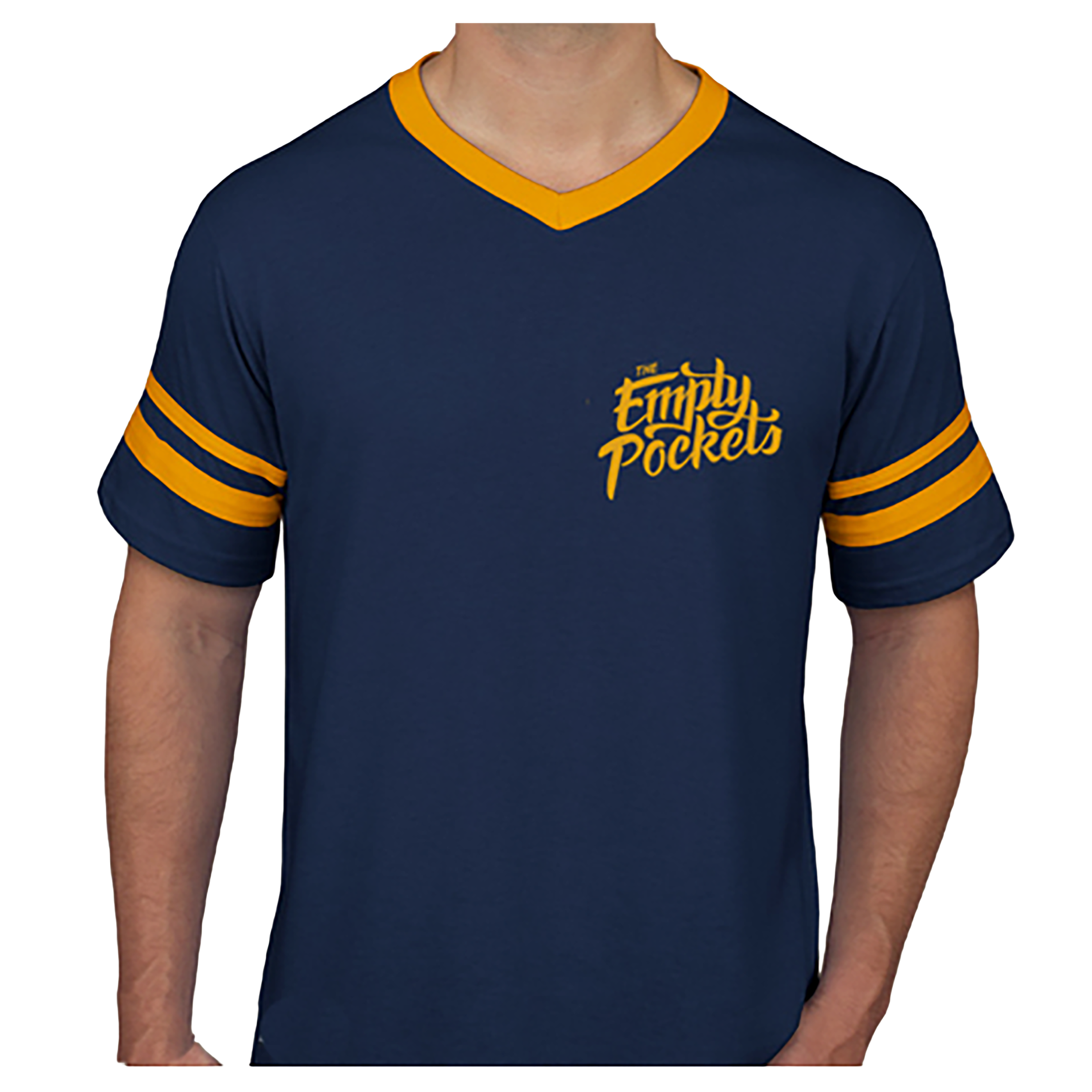 Clearance - Blue The Ten Cent Tour Ringer T-Shirt