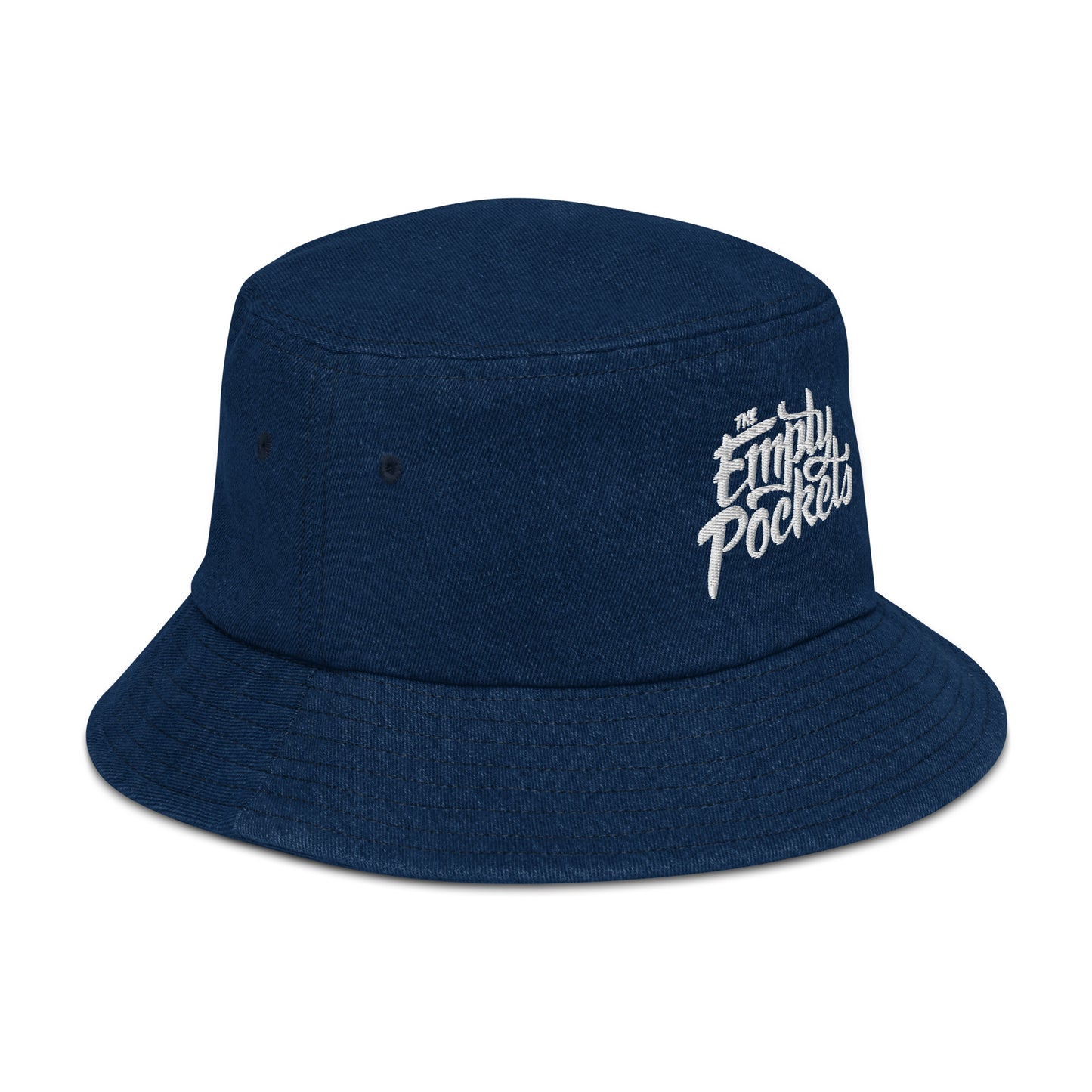 Empty Pockets Logo Denim Bucket Hat