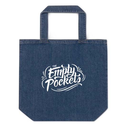 Empty Pockets Logo Organic Denim Tote