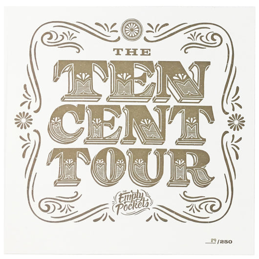 The Ten Cent Tour Letterpress Poster